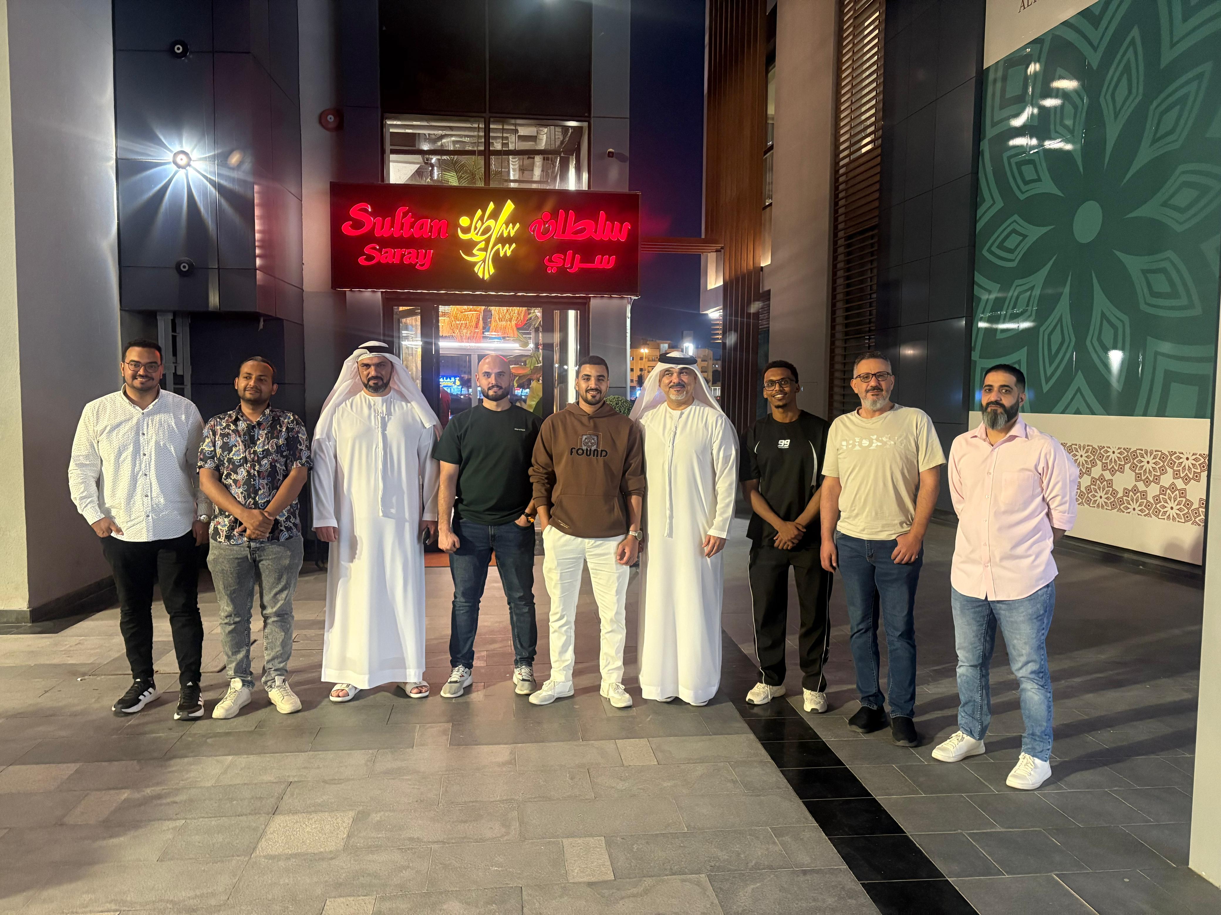 CMS Holoul management team group photo from 2026 Ramadan Iftar
